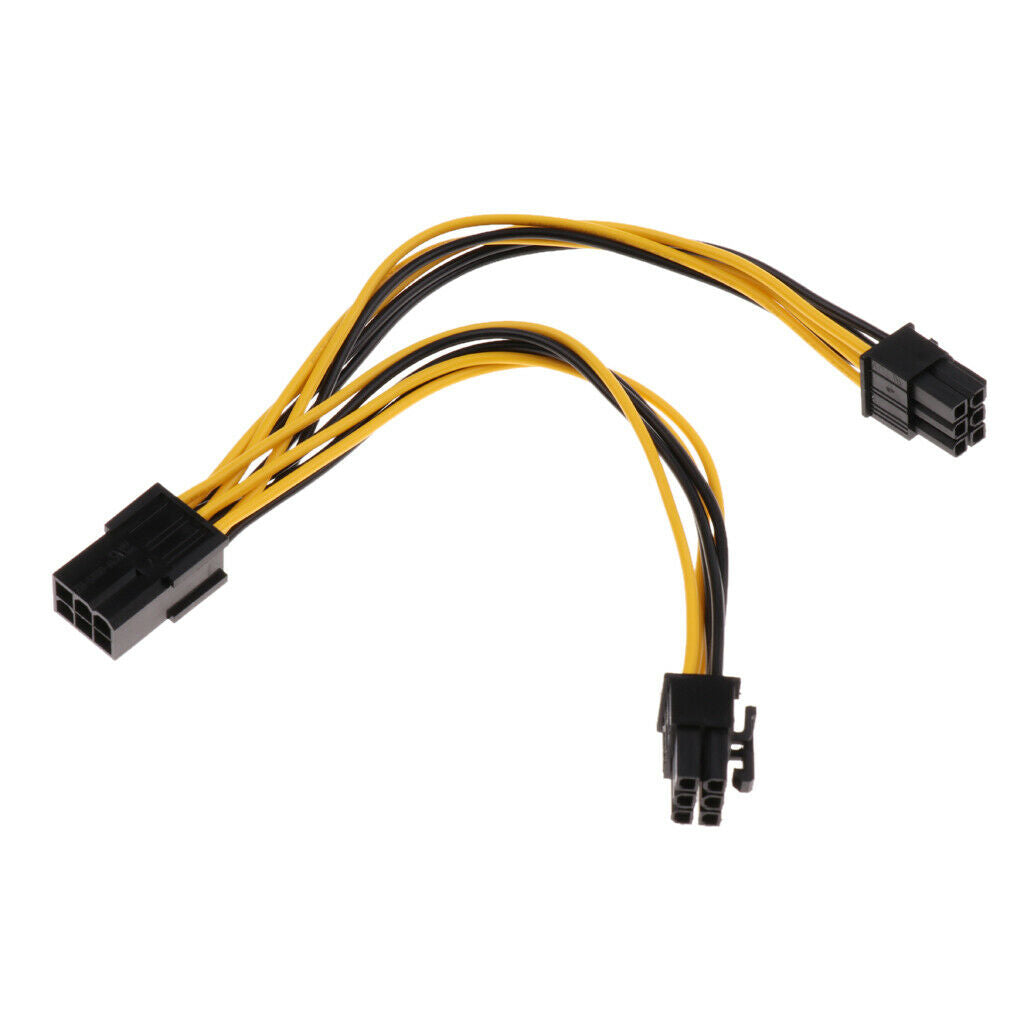 PCI-E 6pin to 2x 6-pin Power Splitter Cable PCIE PCI Express Description Connect
