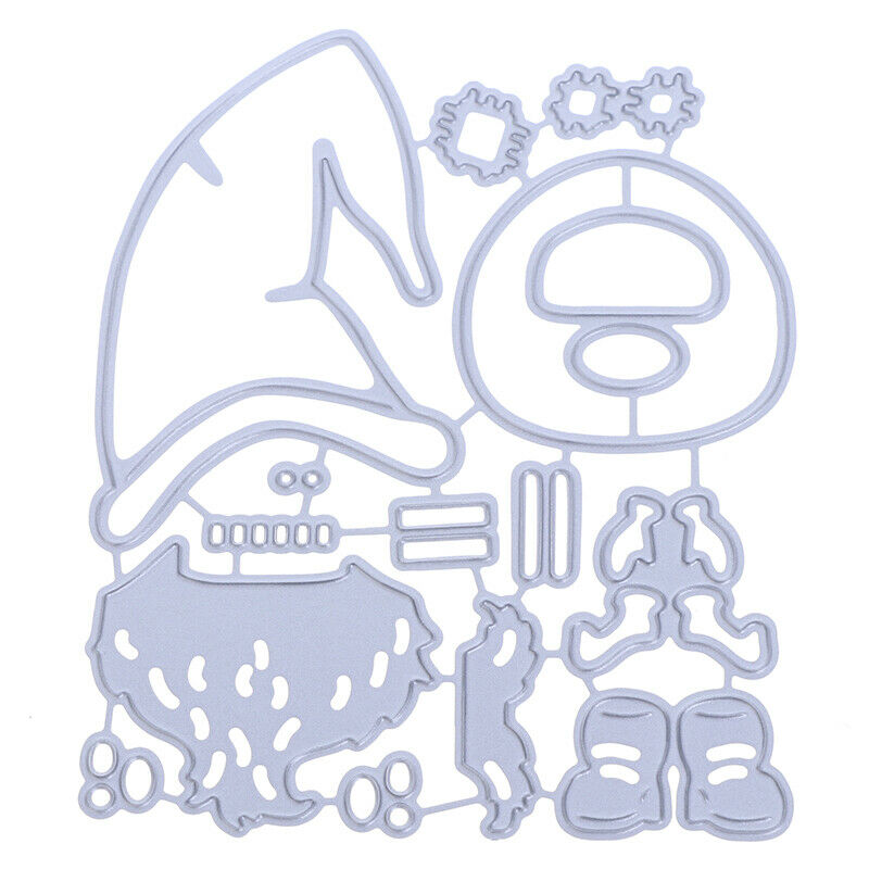 Santa Claus Set Metal Cutting Dies Stencil Scrapbooking Embossing Christm.l8