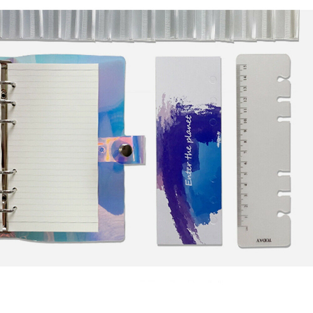 Notebook Binder Personal Planner Budget Organizer Zipper Folder Envelope Pocket