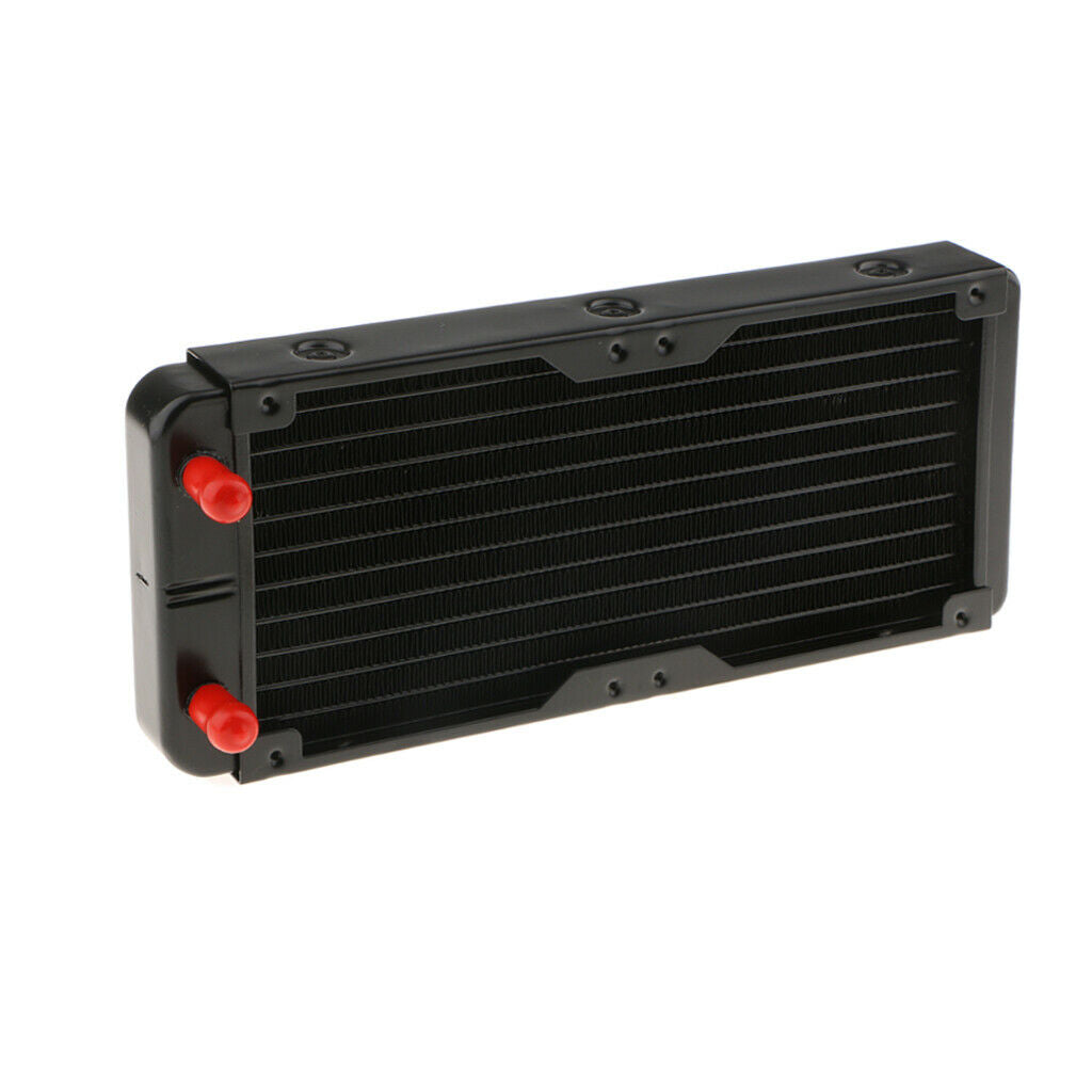 Aluminum computer CPU 10 pipes water cooling radiator system 240mm
