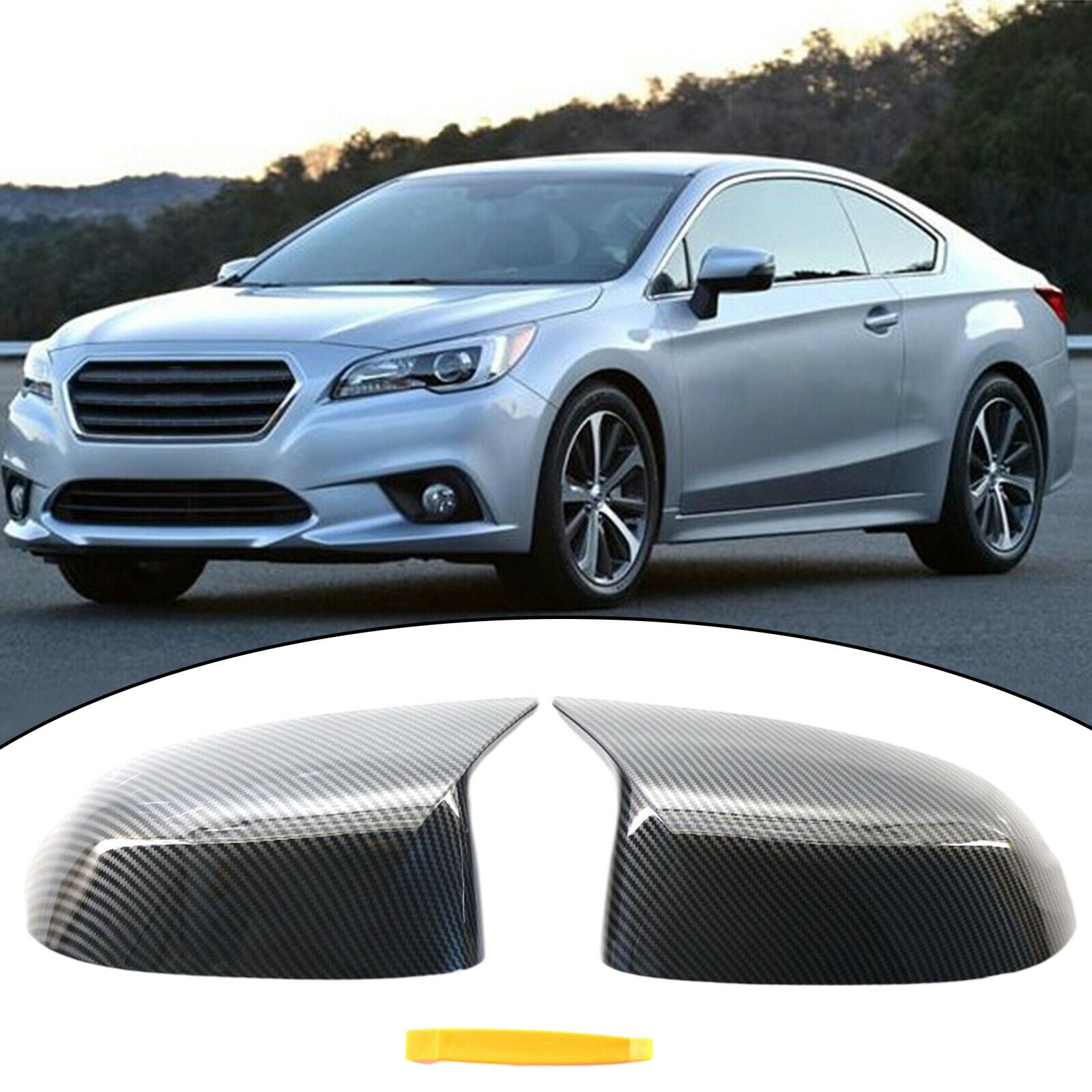Left/Right Side Mirror Covers Caps 51162446965 for BMW X4 G02 X5 G05 X6 G06