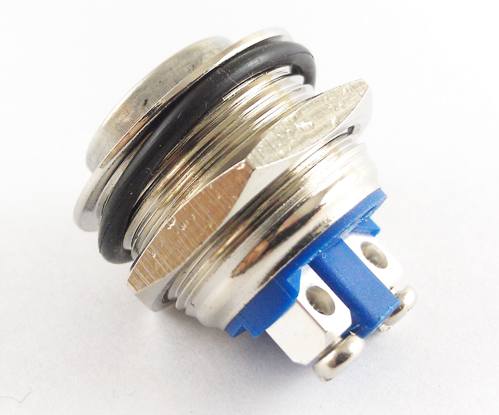 10pcs High Metal Flush Push Button Momentary Horn Waterproof Switch 19mm QN19-A3