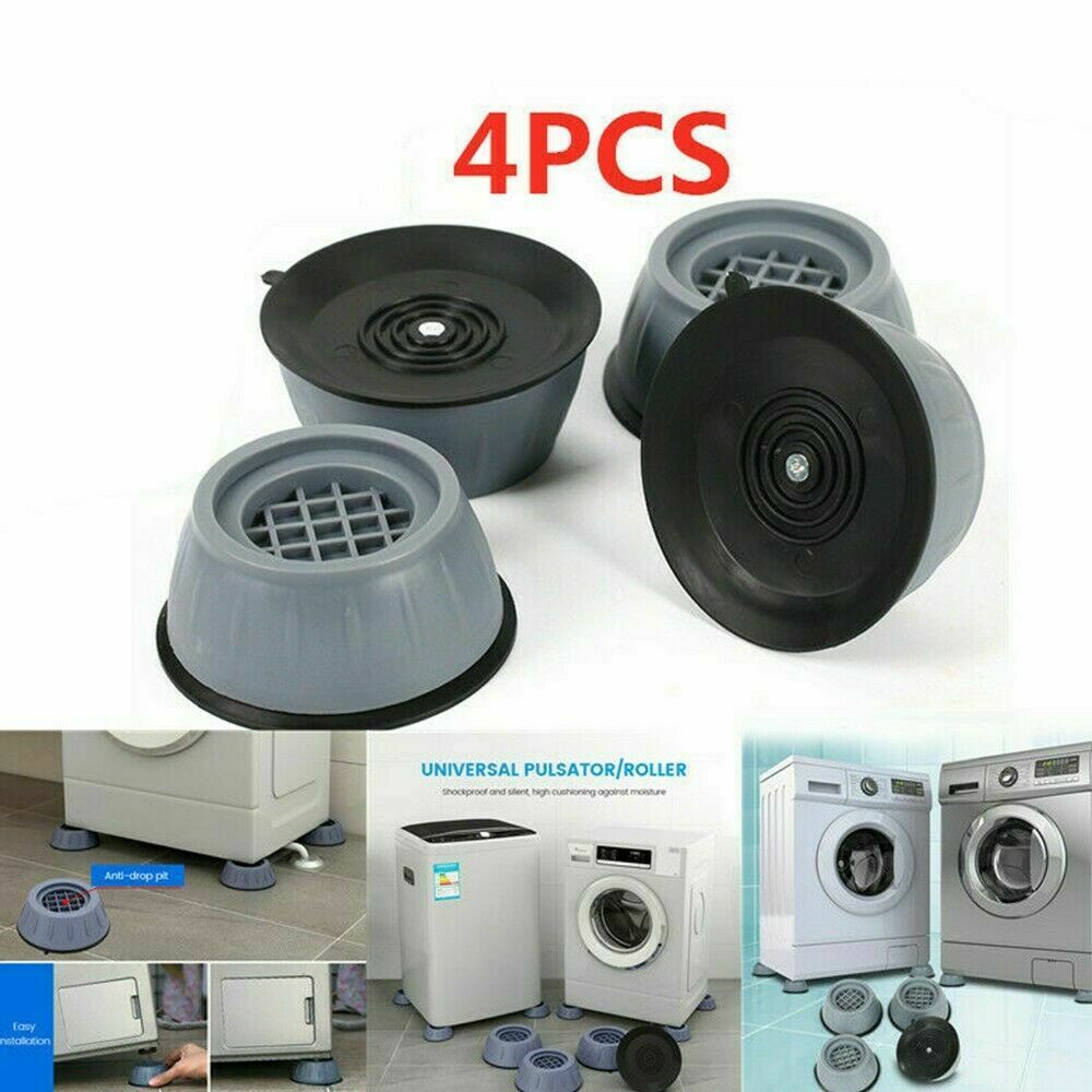4PCS Washing Machine Support Pads Anti Vibration Leg Stopper Foot Pad Feet Pads