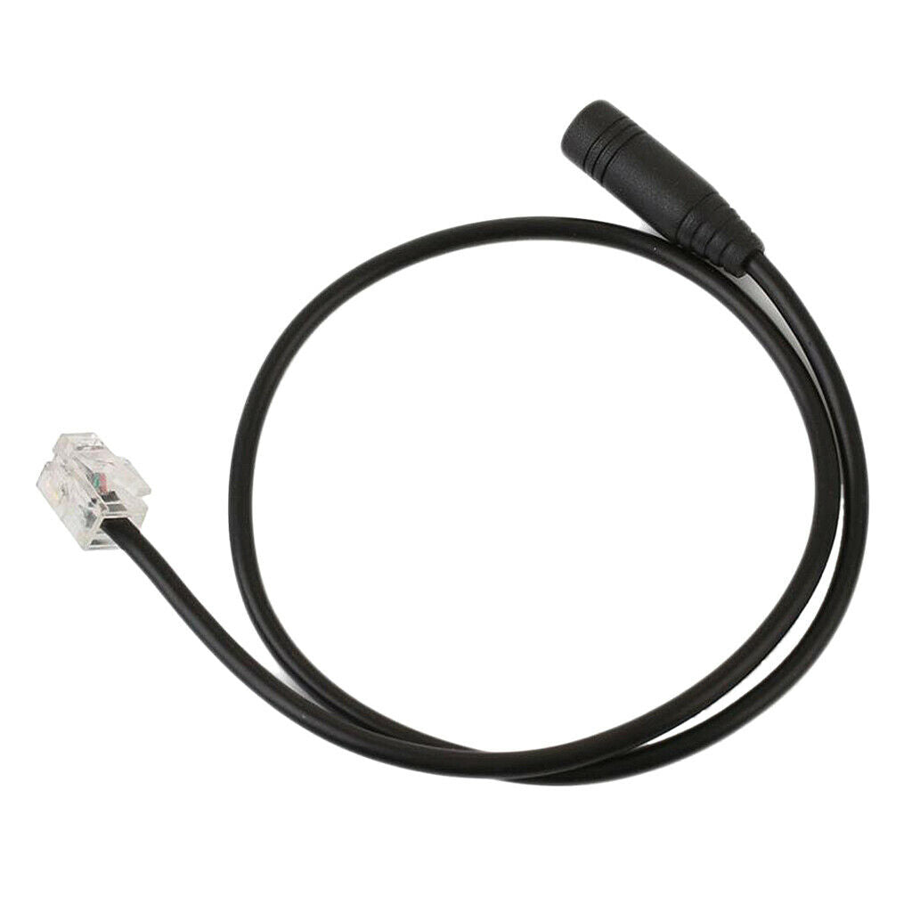 Standard RJ9 to 3.5mm 2.5mm Plug Adapter Connector for phone headset