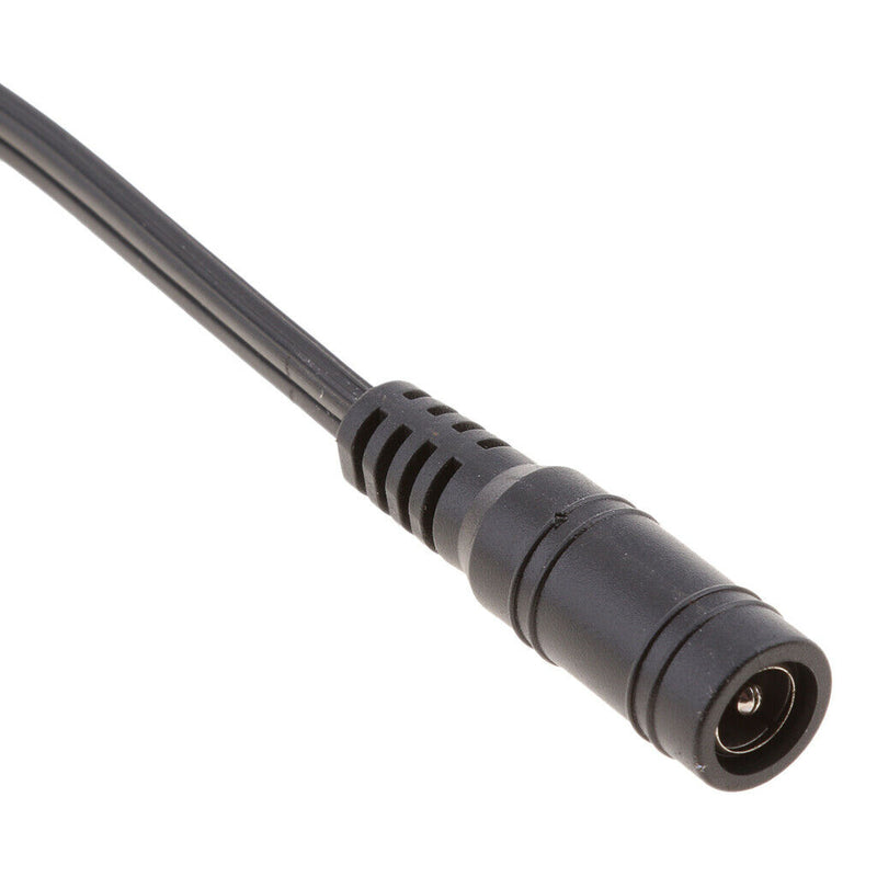 10in SAE to DC Coax Female Motorcycle Adapter 18AWG Heavy Duty Copper Wire