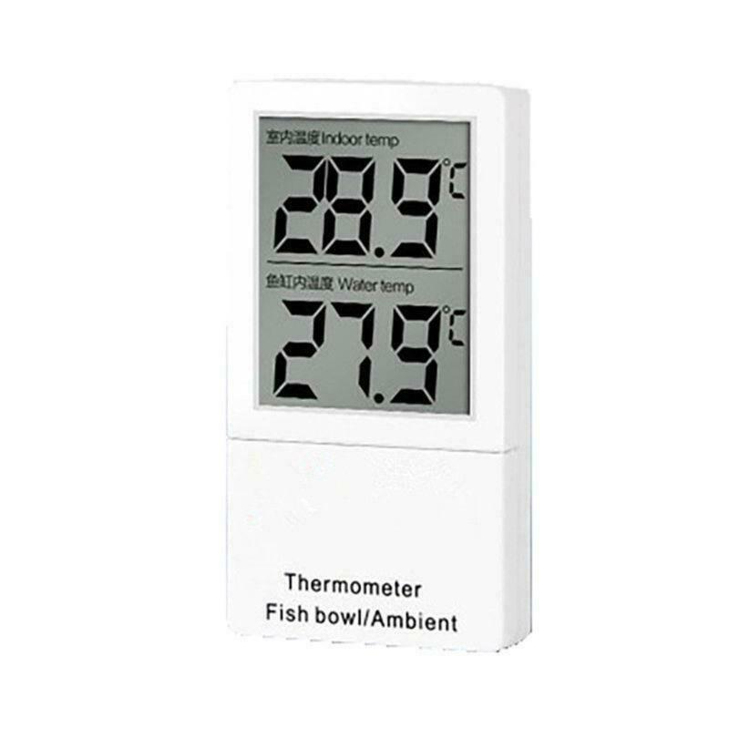 Mini Aquarium Thermometer LCD Digital Display Fish Tank Water Temperature Meter