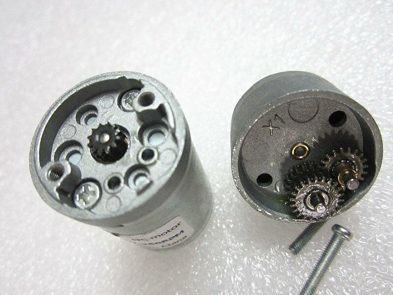 GA25-370 DC24V 10RPM 4mm Dia Shaft Cylindrical DIY car Reduction Gear Motor