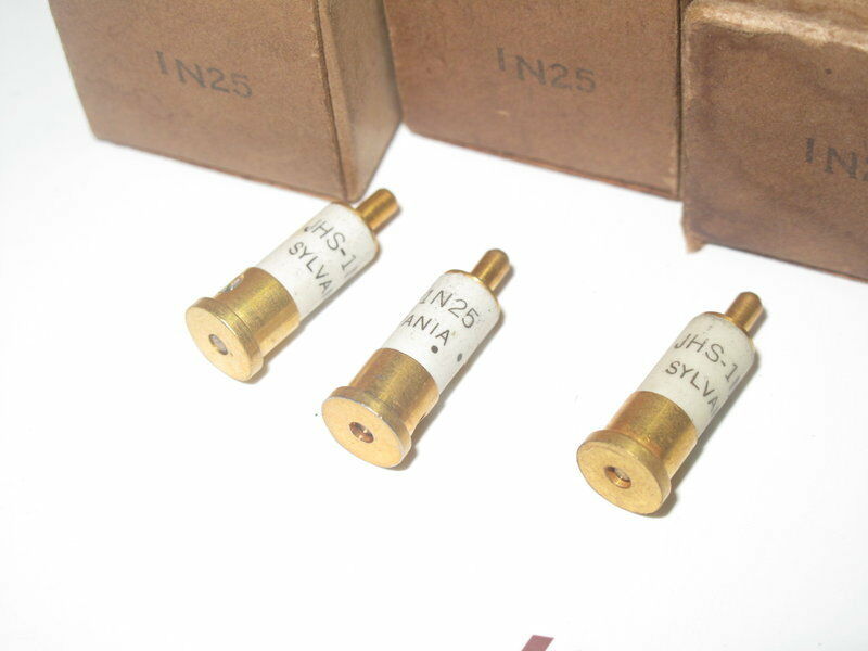 1PCS - SYLVANIA JHS-1N25 Point Contact Microwave Signal Diode Solid State Radar