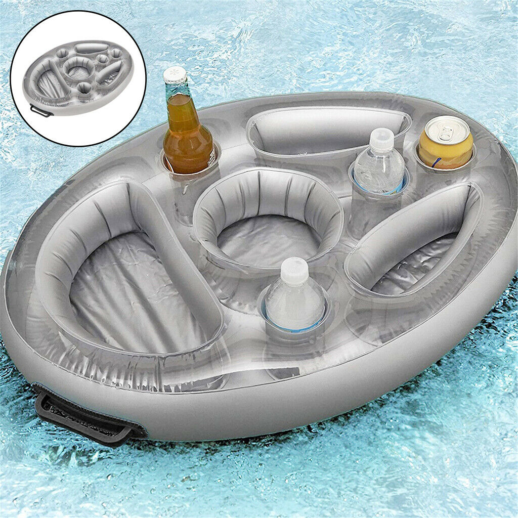 Floating Drink Holder Swimming Pools Beer Beverage Serving Tray Fun Beach