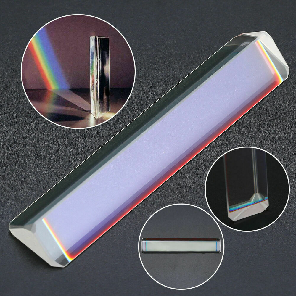 Triangular Prism Optical Spectrum Glass Light Spectrum Photography Teach Tool