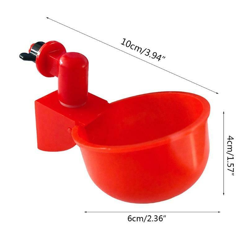 Automatic Chicken Waterer Drinking Cup Auto-fill Watering Kit for Poultry