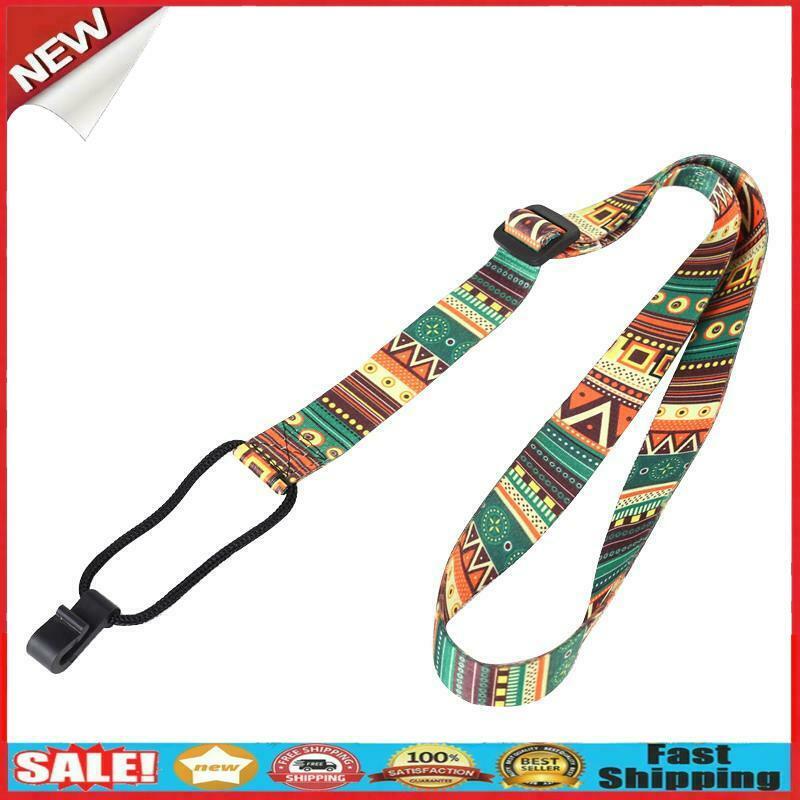 Adjustable Thermal Transfer Ribbon Ukulele Strap Belt Durable Guitar Sling @