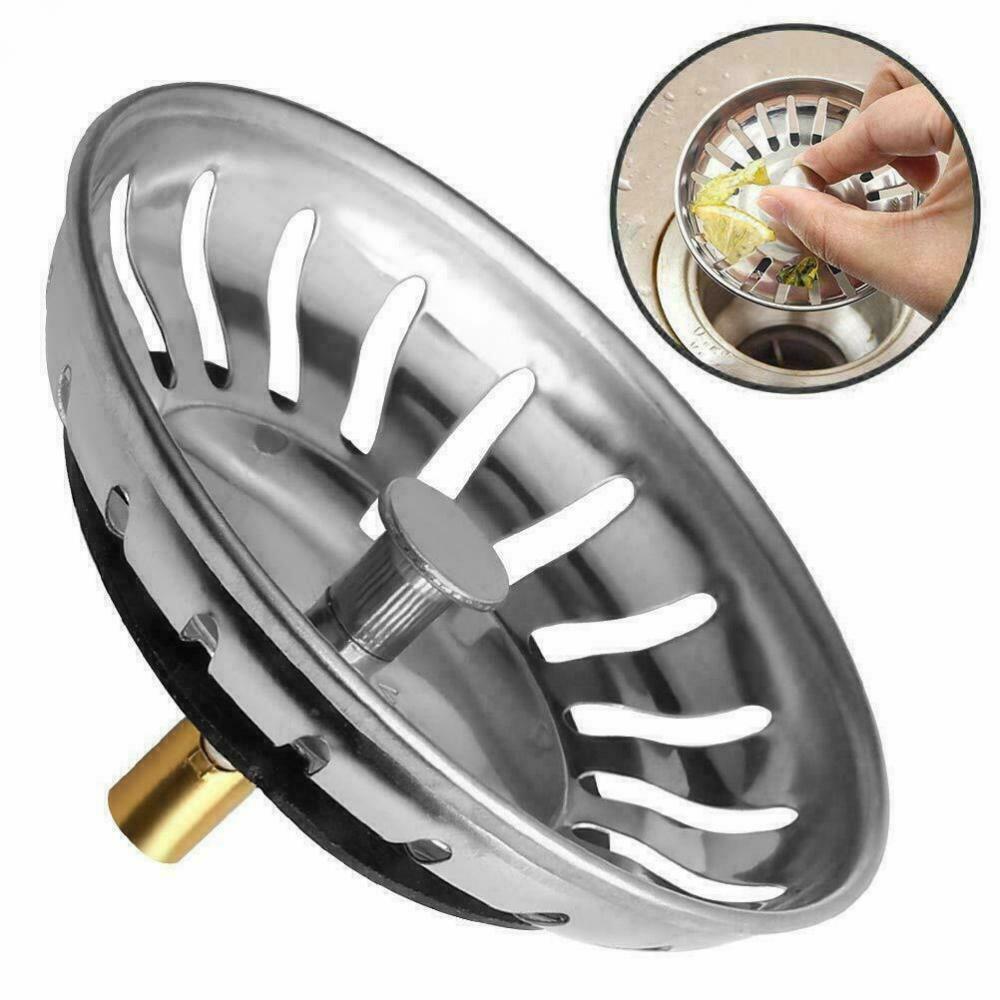 4Pack Stainless Steel Anti-Clogging Sink Disposal Stopper Perforated Basket