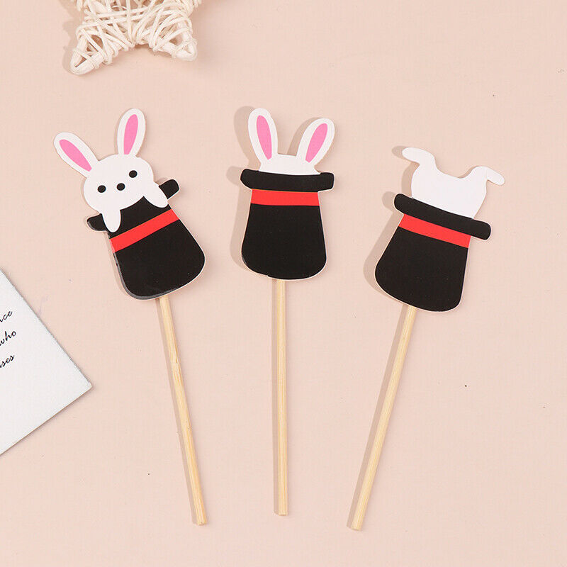 Easter bunny Cake Topper Birthday party Dessert decoration for Baking sup.l8