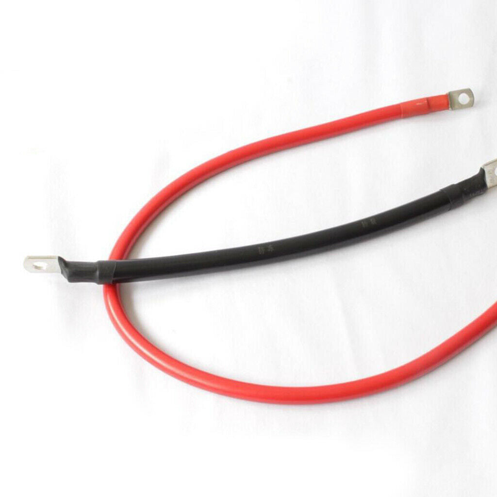 2Set Copper Negative Battery Ground Cables Terminal Kit Replacement 100A