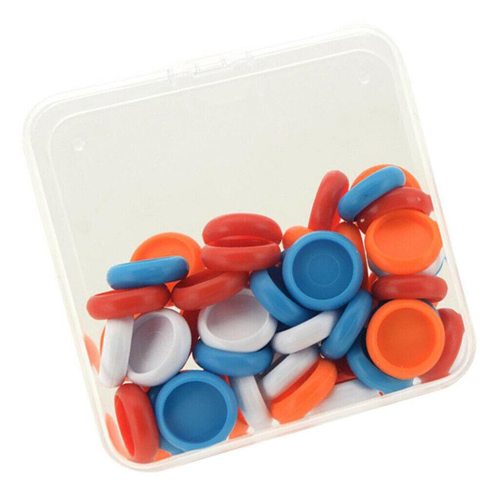 50x Plastic Expander Discs DIY Notebook Scrapbooking Office Stationery 18mm