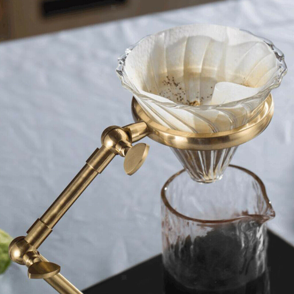 Copper Pour Over Coffee Dripper Stand Coffee Filter  for Coffee Lovers Gifts