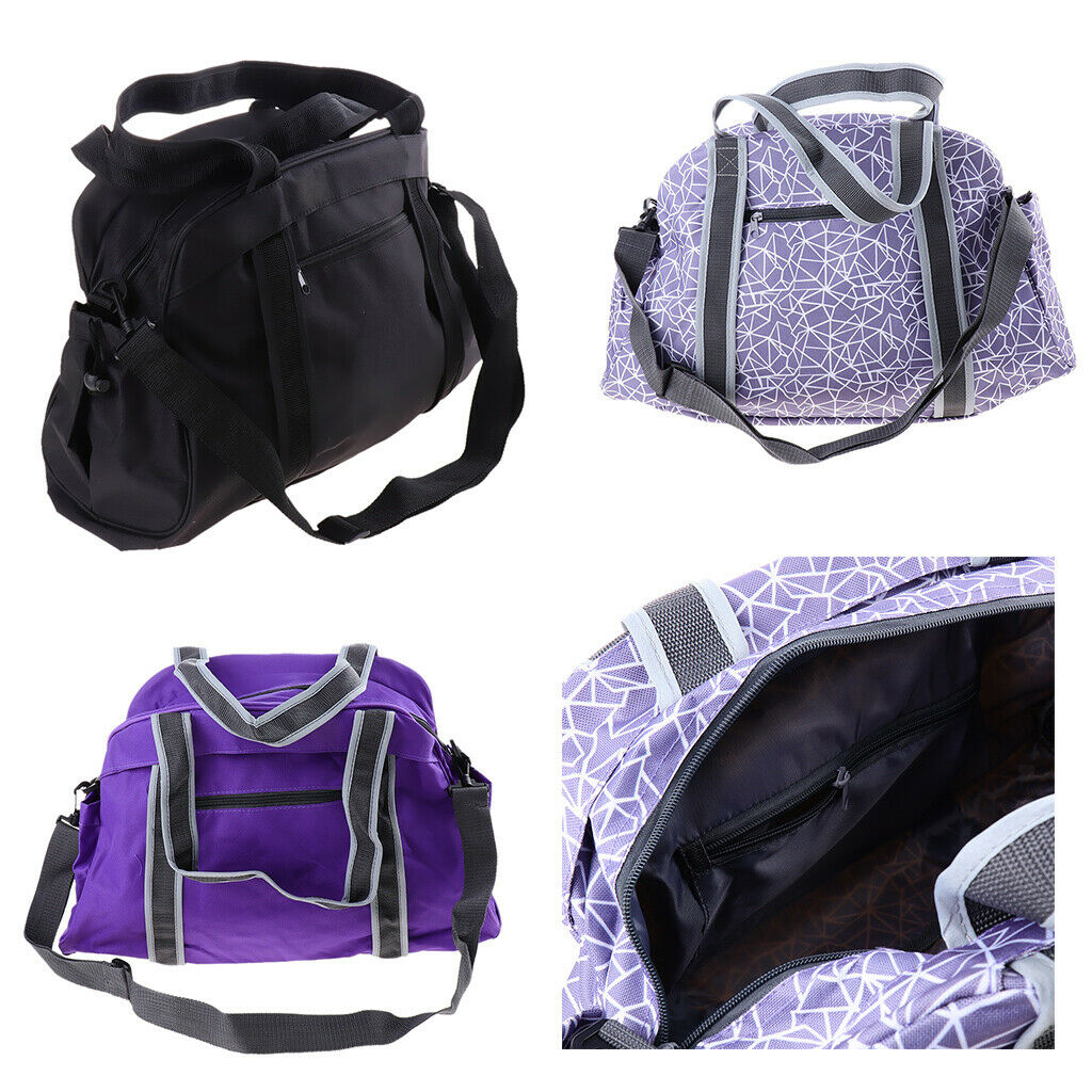Yoga Mat Tote Duffel Bag Travel Clothes Organnizer Shoulder Bag Purple