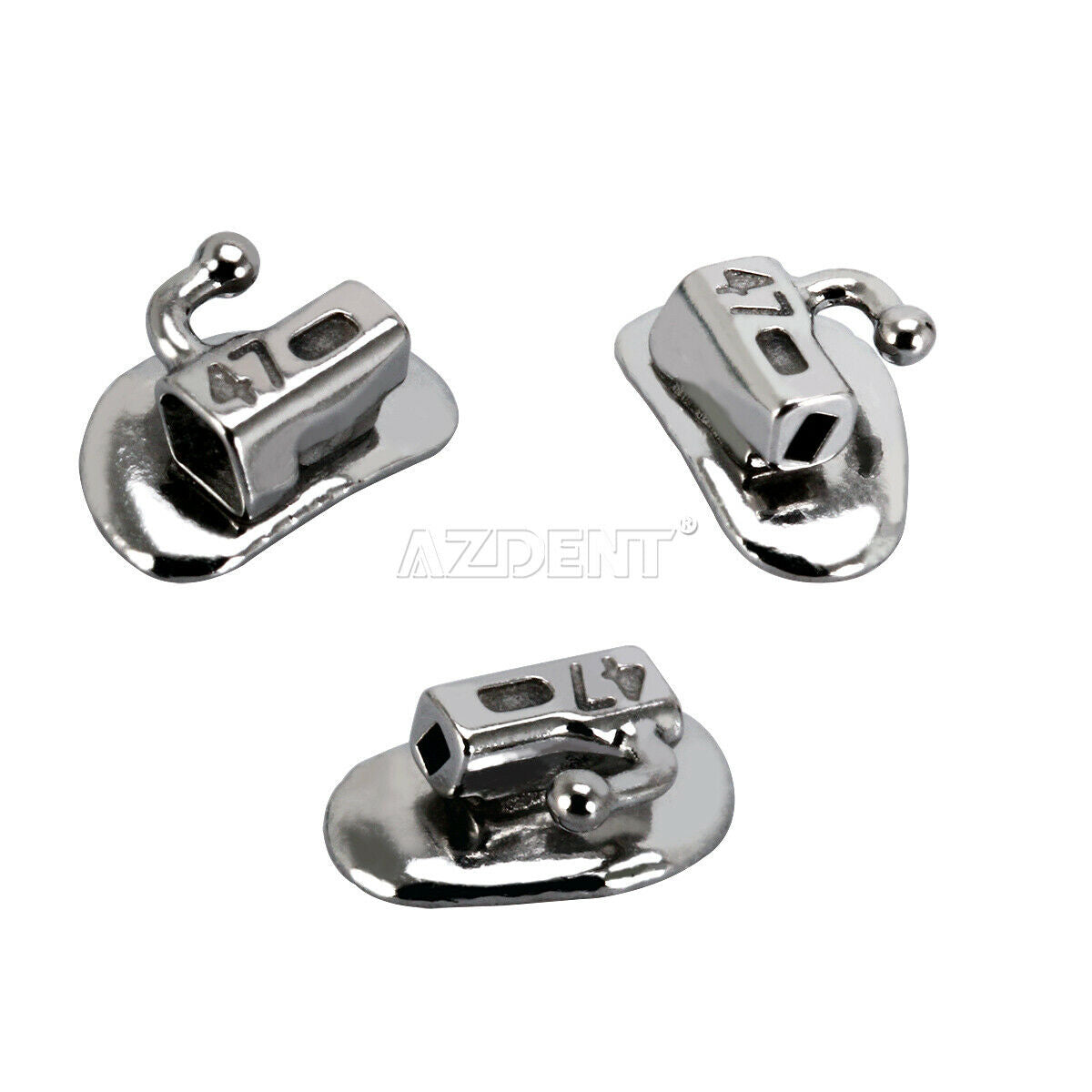 Dental Orthodontic Bondable Buccal Tubes 2nd Molar Roth 018 Non-Convertible