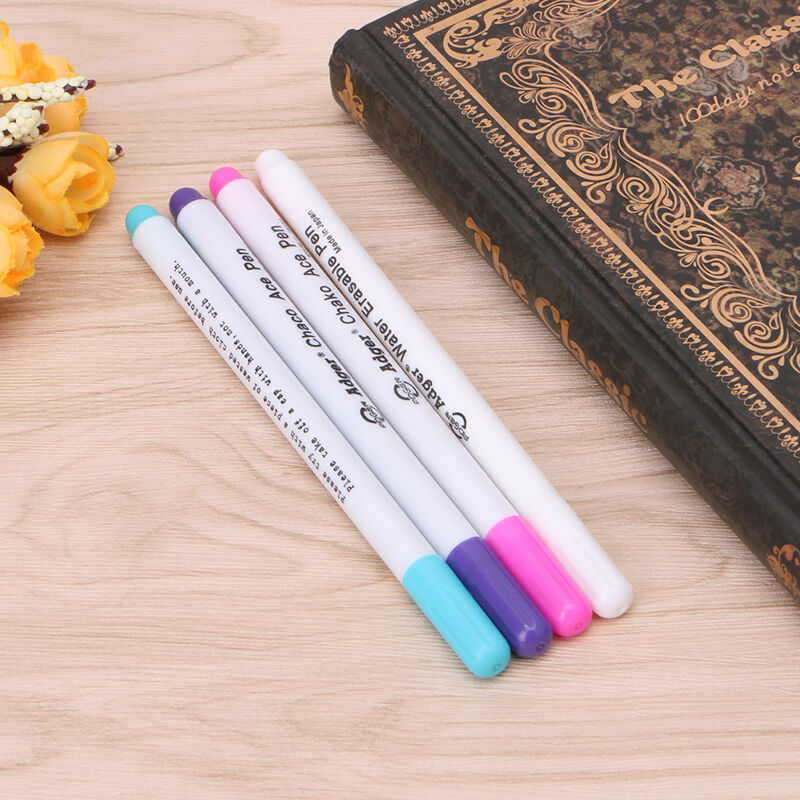 4pcs Water Erasable Ink Marking Pen Tailor Fabric Dress Quilting Marker