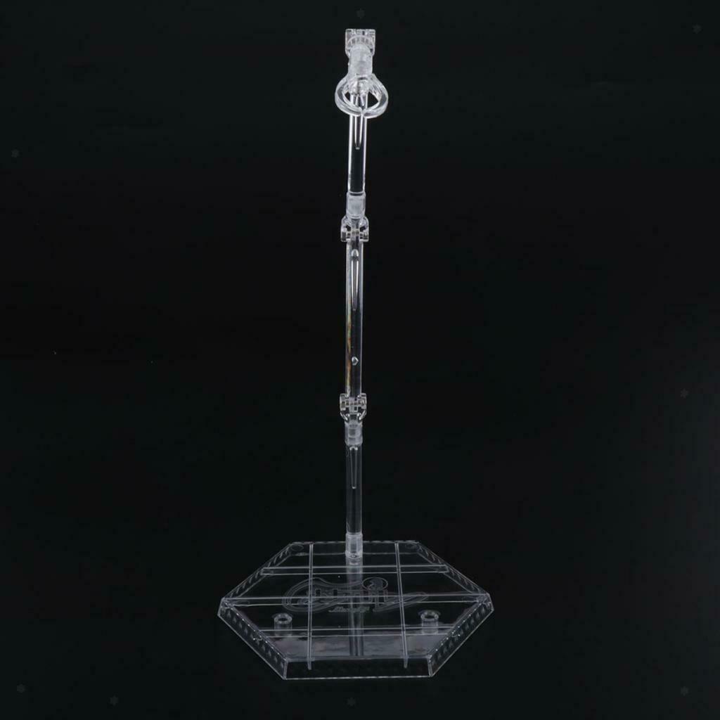 Clear Clear Adjustable DIY Plastic Display Holder 1/6 Action Figures Accs