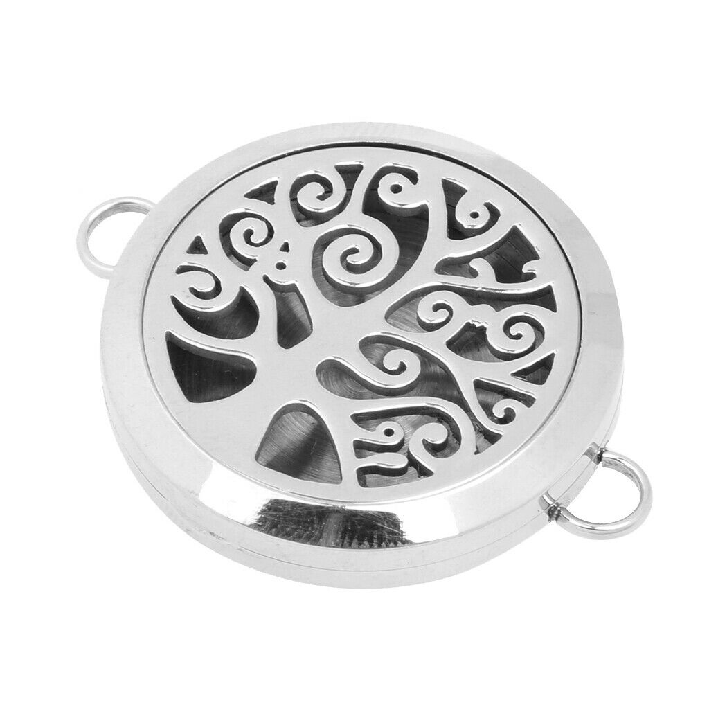 Stainless Steel Aromatherapy Oil Perfume Bangle Diffuser Locket Bracelet