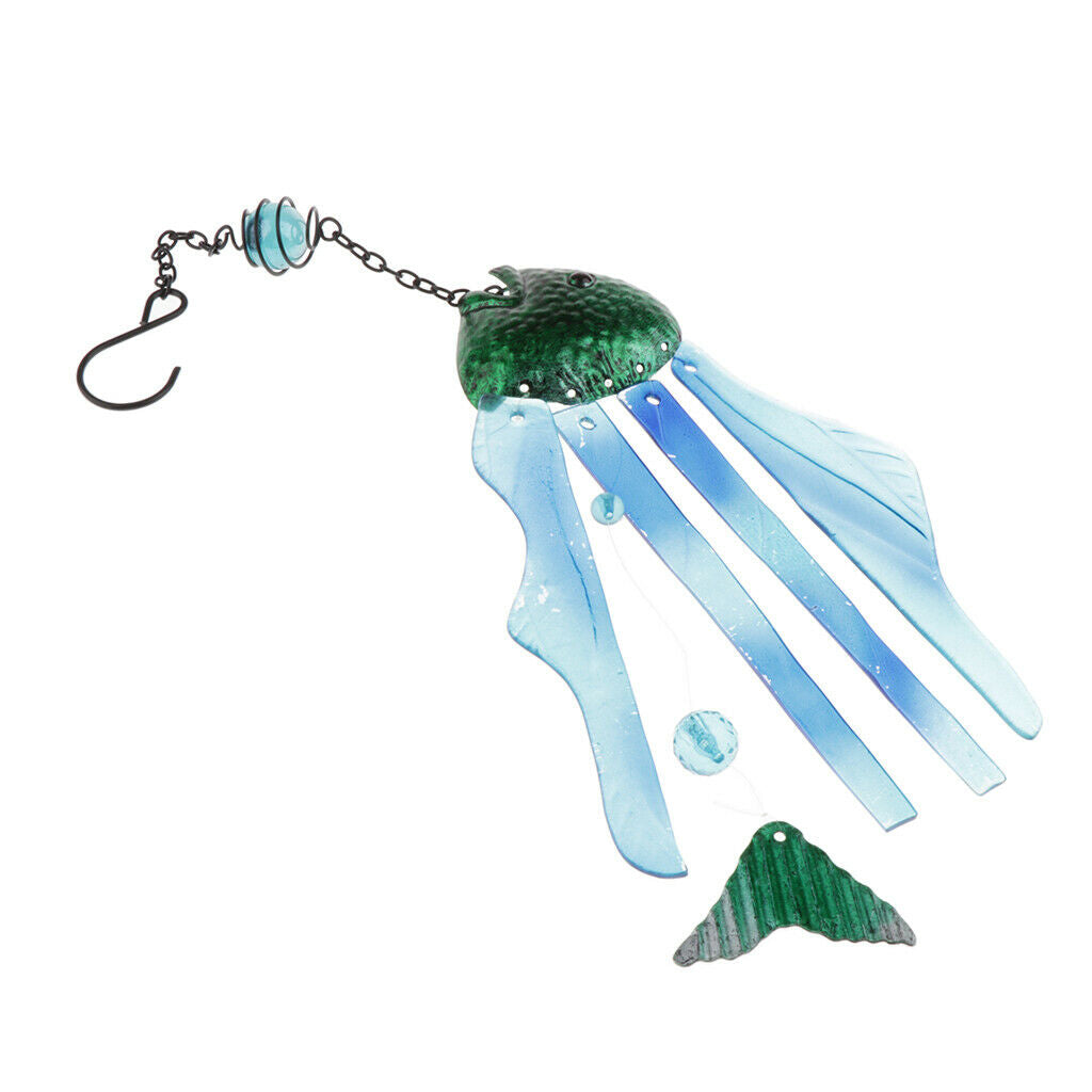Wind Chimes Hanging Fish Ornament Home Outdoor Garden Yard Decor Suitable for