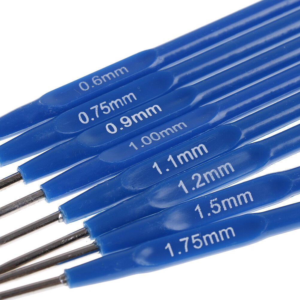 8x Crochet Hooks Stitches Knitting Needles Handicraft Crochet Set Weave Tools SJ