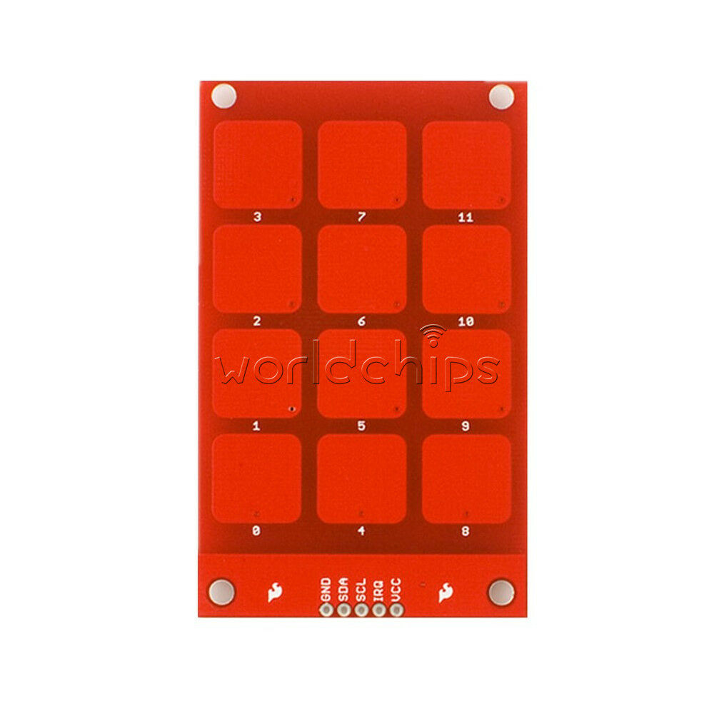 MPR121 Capacitive Touch Keypad Shield Module Sensitive key keyboard for arduino