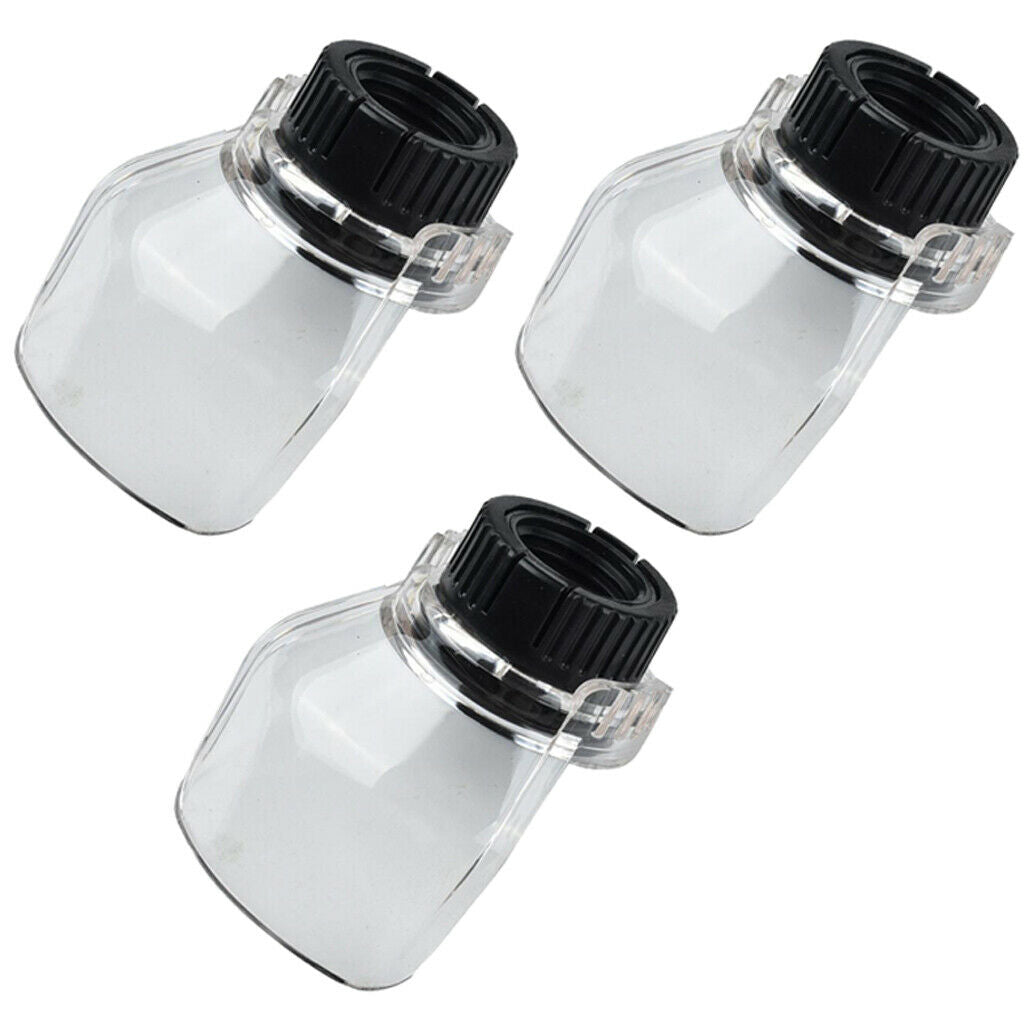 3pcs Safety Protective Cover Electric Grinder Transparent Cover Shield Drill