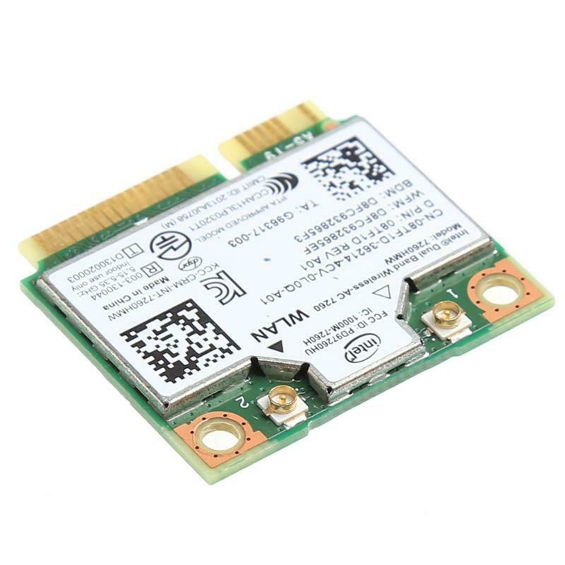 Dual Band Bluetooth-compatible 4.0 Wireless Mini PCI-E Card For Intel 7260 AC