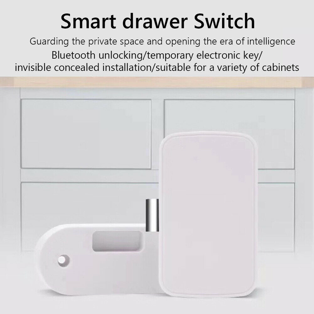 T1 Tuya APP Bluetooth Electronic Invisible Smart Drawer Furniture Door Locks