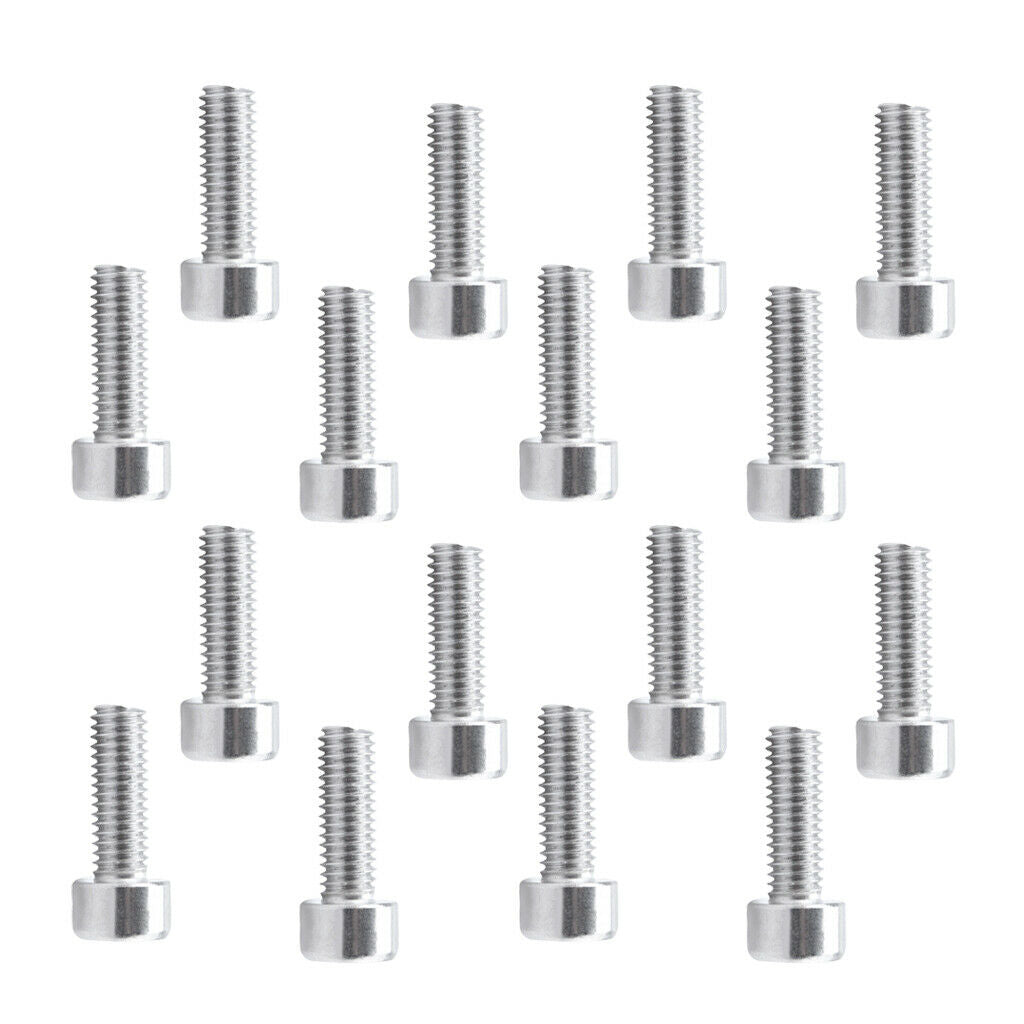 20PC Aluminum Alloy Bike Water Bottle Cage Holder Bolts Screws Accessories