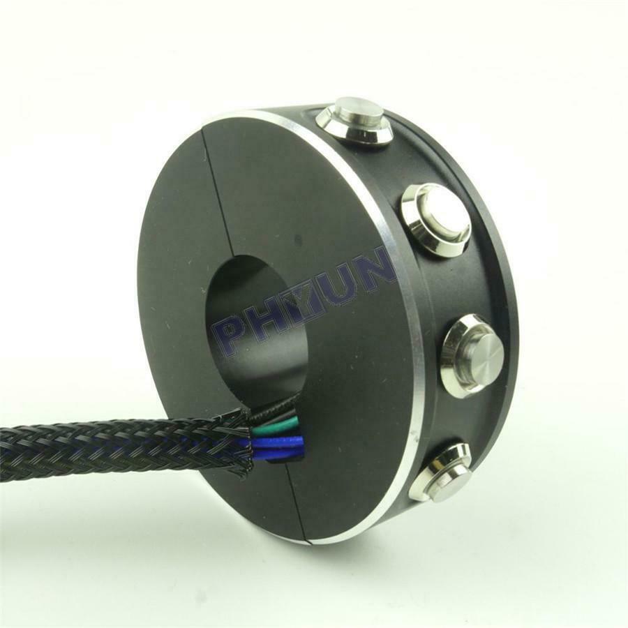 7/8'' Motorcycle Multifunction Handlebar Switches Self-locking & Reset Buttons