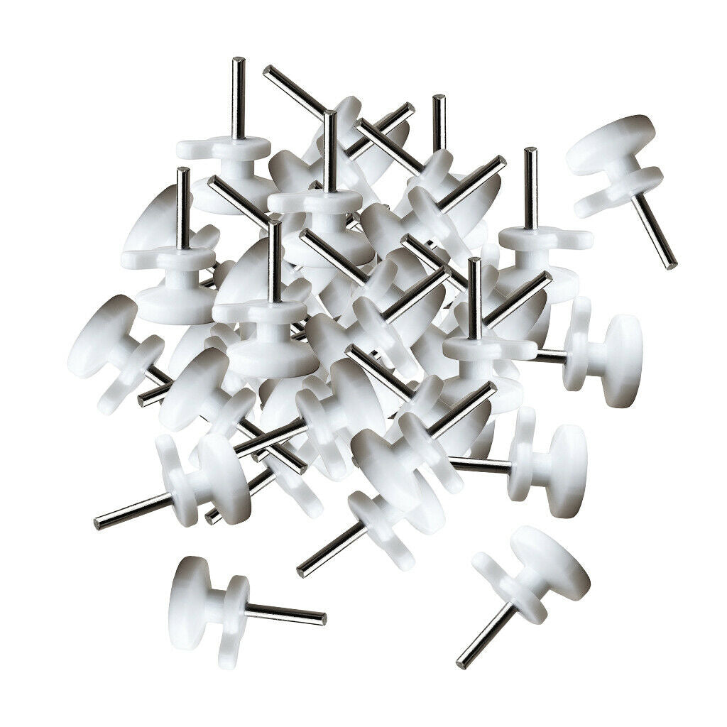 50pcs Plastic Hooks Practical Non-Trace Nail for Concrete Brick Hardwood