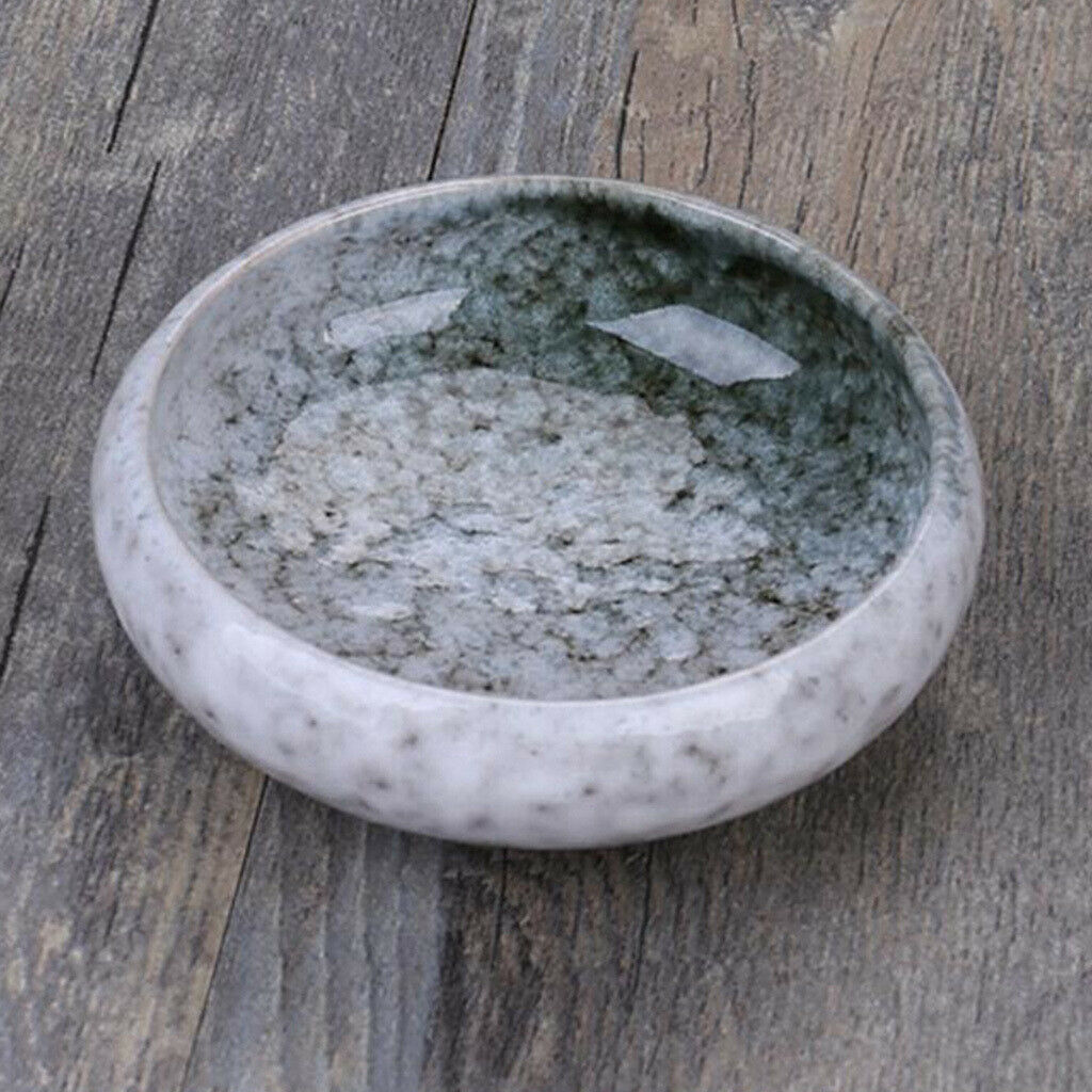 2x Ceramic Sauce Dish Seasoning Plate Microwave Dining Table Decor Trinkets