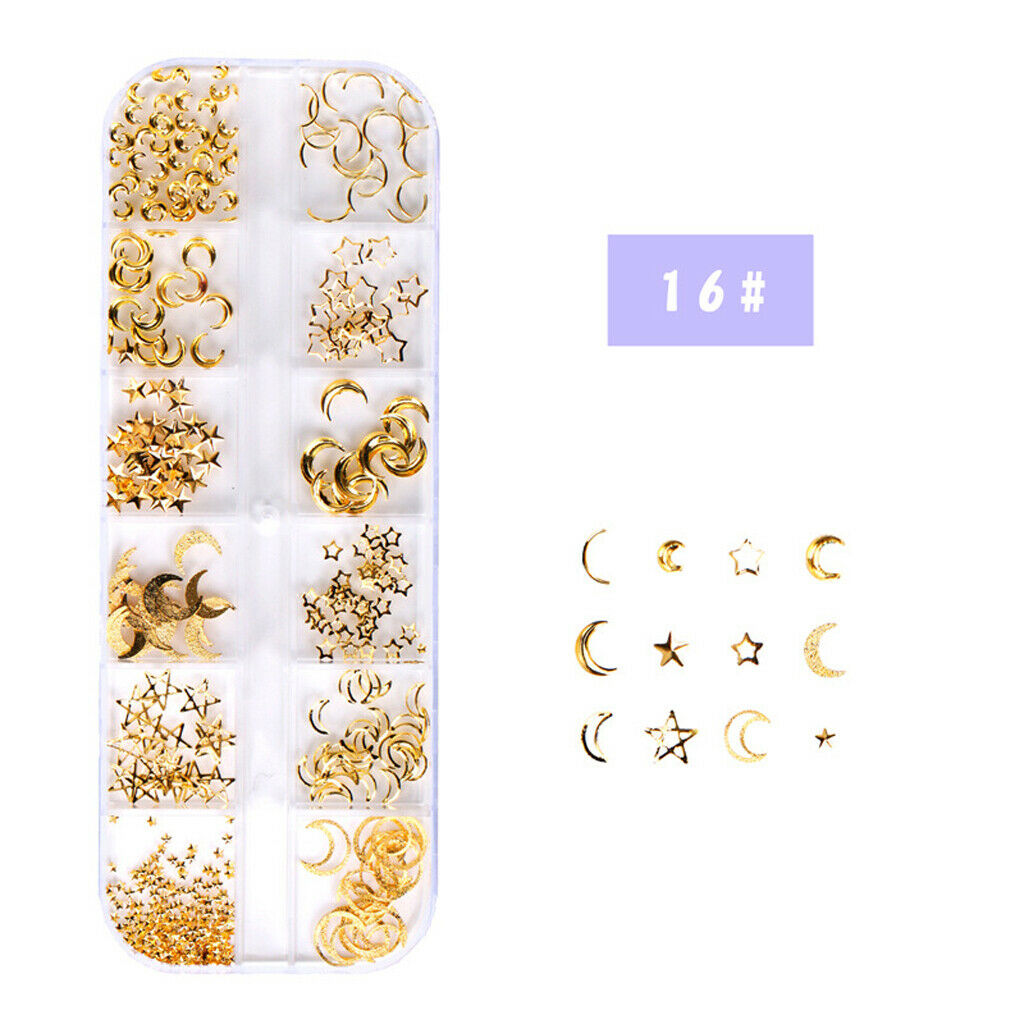 Nail Art Kit Crystals Rhinestones Charms Glitter Beads With Tweezers