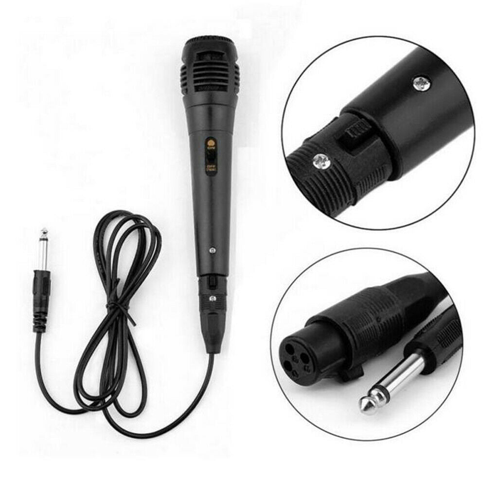 Dynamic Vocal Microphone for Recording Karaoke DJ Music  Lead XLR Female Jack
