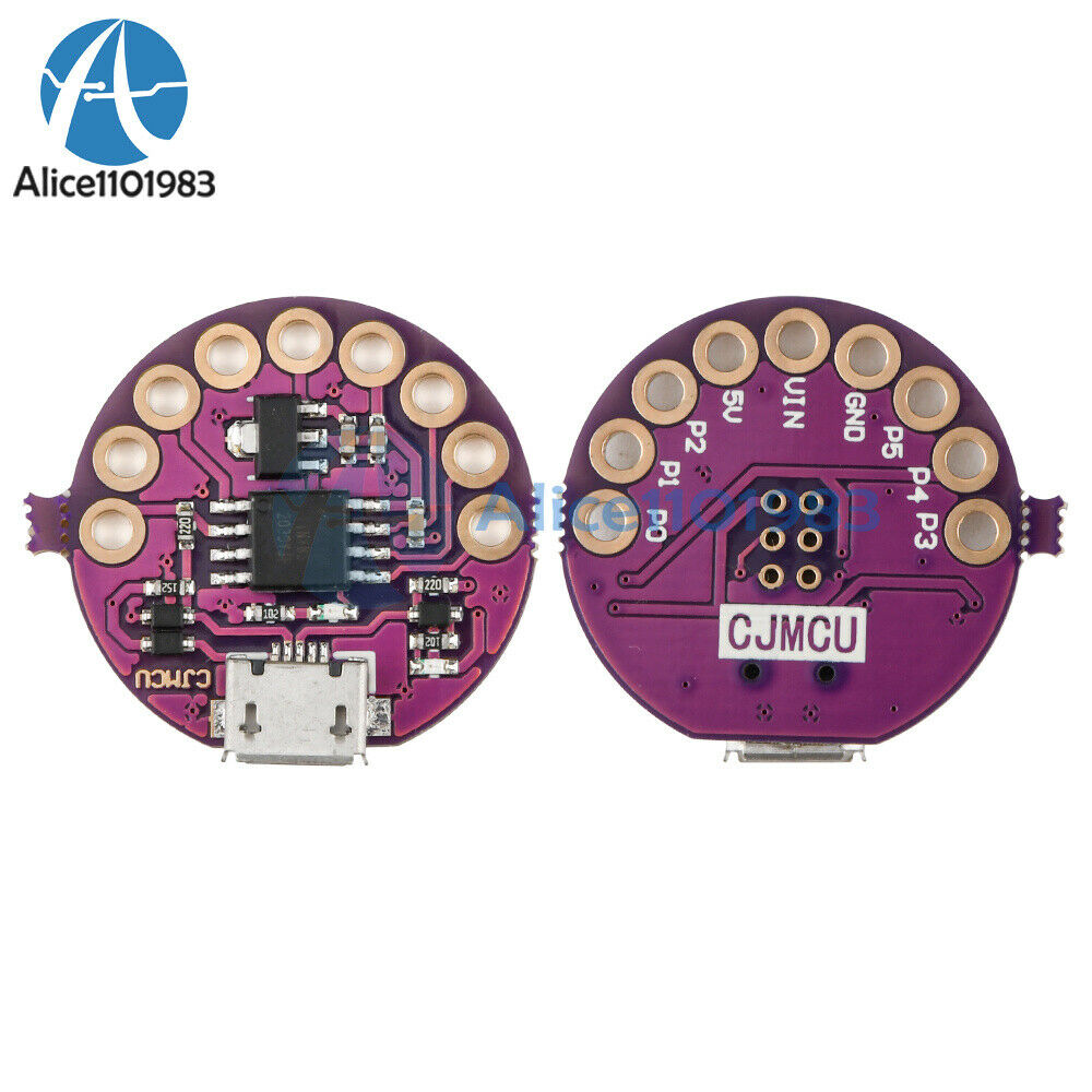 Micro USB LilyTiny LilyPad ATtiny85 Development Board Wearable Module Arduino