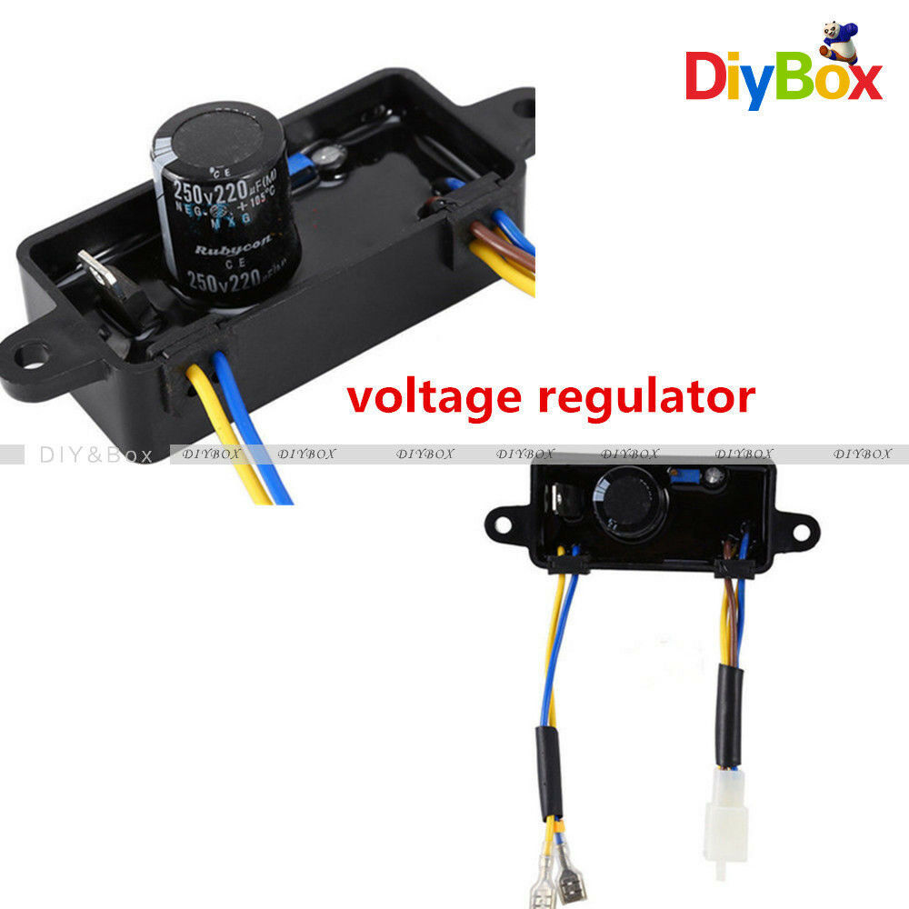 Voltage Regulator Rectifier Chinese Generator Single Phase AVR Fit 2KW - 3KW