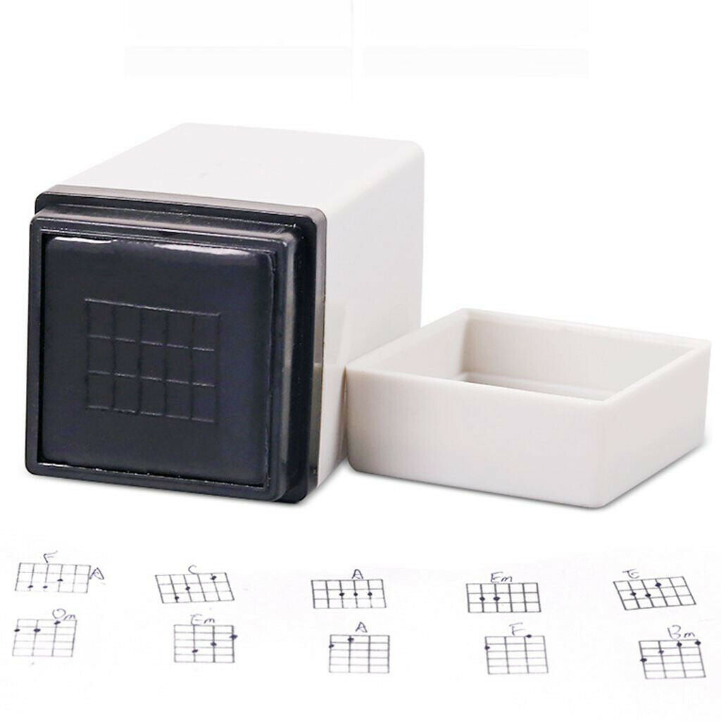 Common Stamp Guitar Common Ukulele 6 Strings 3 Frets Seal Pieces