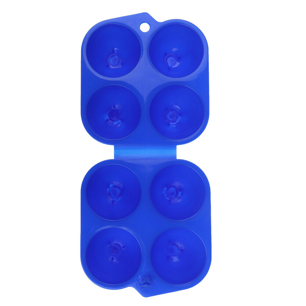 4 Grid Egg Box Carrier Folding Carton Holder Outdoor BBQ Picnic Shockproof G SJ