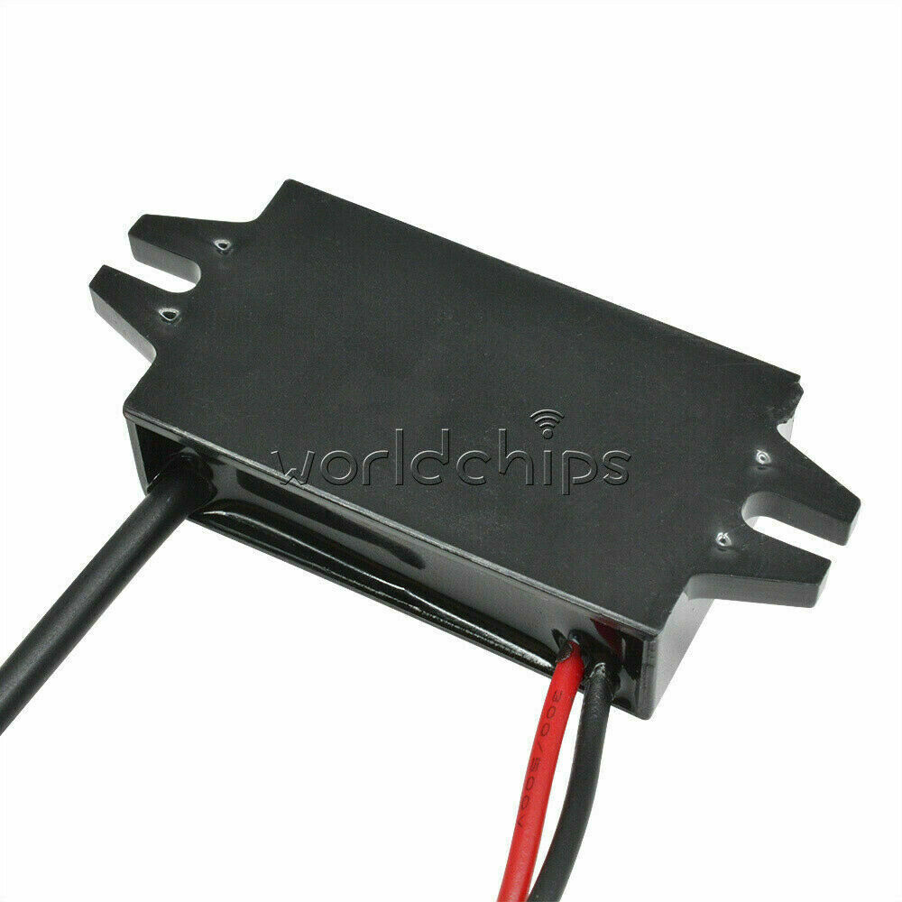 DC-DC Converter 12V to 5V 3A Step Down Power Supply Module Micro USB Waterproof