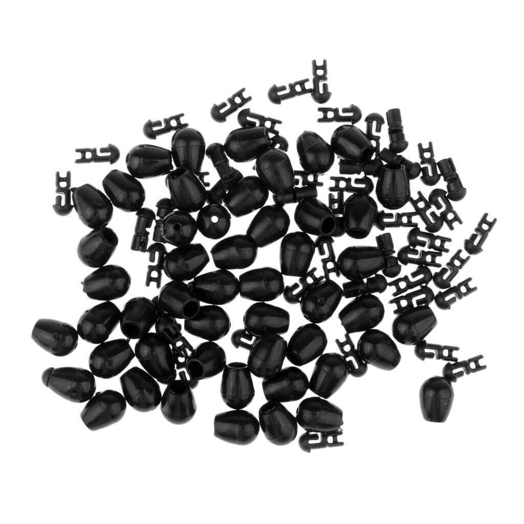 50pcs Fishing Quick Change Beads, Fishing Lures Beads, Feeder Accessories