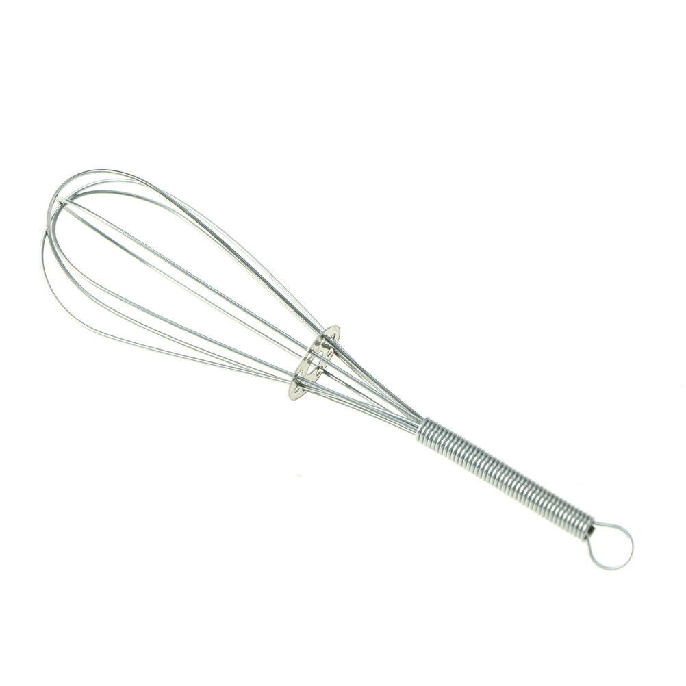 Mini 6inchs Stainless Steel Rotate Egg Beater Whisk Mixer Foamer Stirrer T.l8
