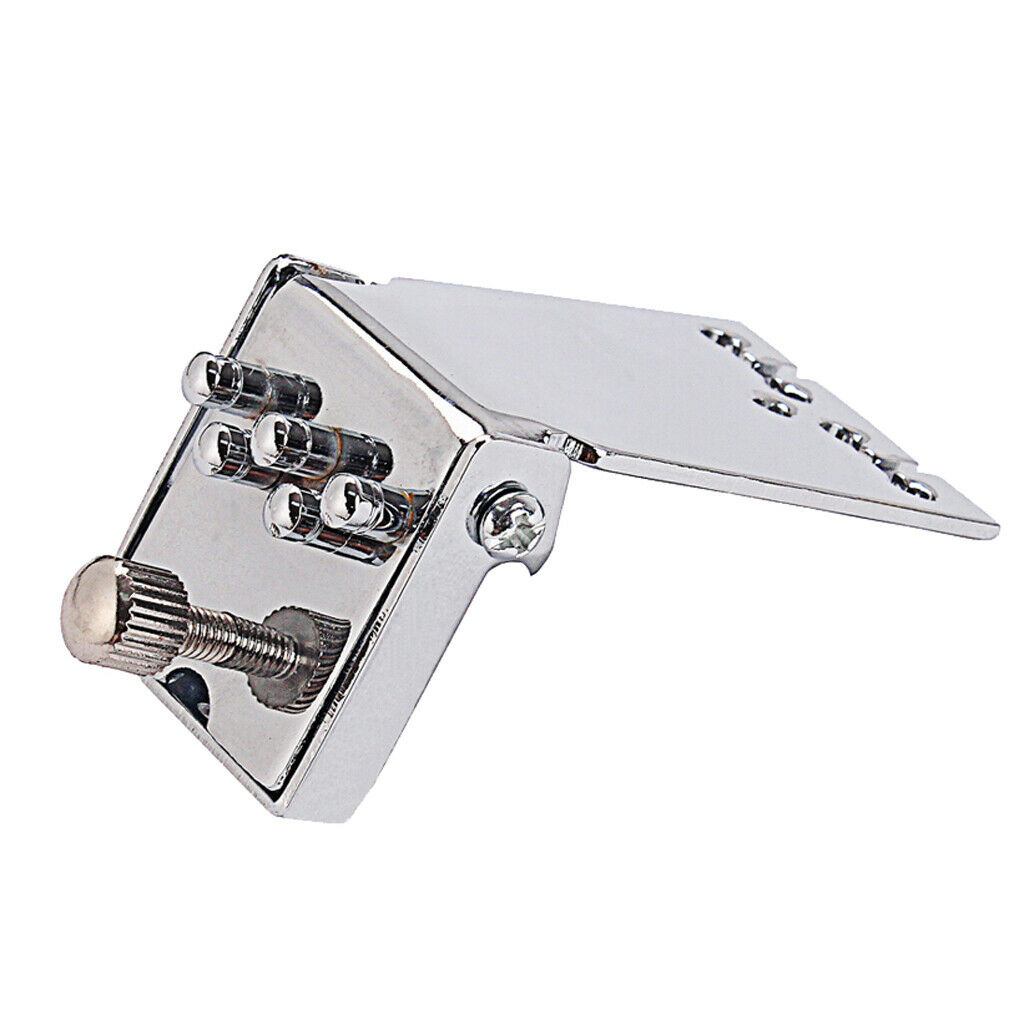 Guitar Chrome Tailpiece For 5 String Banjo Plate Accessories Parts