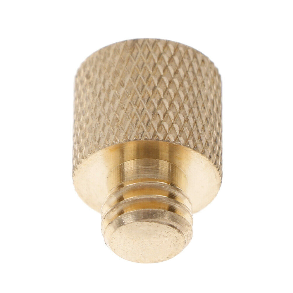 1/4" Female to 3/8" Male tripod thread reducer adapter brass copper for c.l8