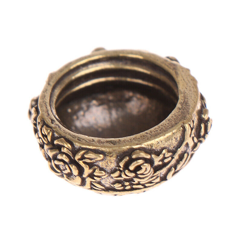 Brass Gourd Lucky Car Key Chain Pendants Pill Box Medicine Case Container.l8