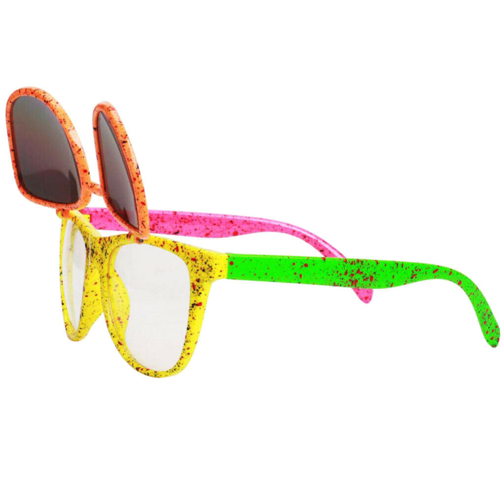 Novelty Up Glasses Party Costumes 80's Neon Sunglasses for Kids Adults