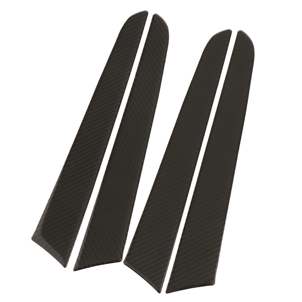4-pieces Carbon Fiber Inner Door Decoration Strips Trim Car Accessories Fits for